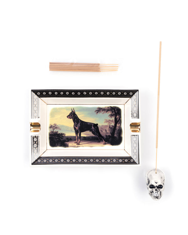 NEIGHBORHOOD | Square Incense Tray Black - Concrete