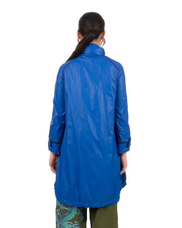 Christopher Raeburn | W Dipped Hem Anorak Blue - Concrete