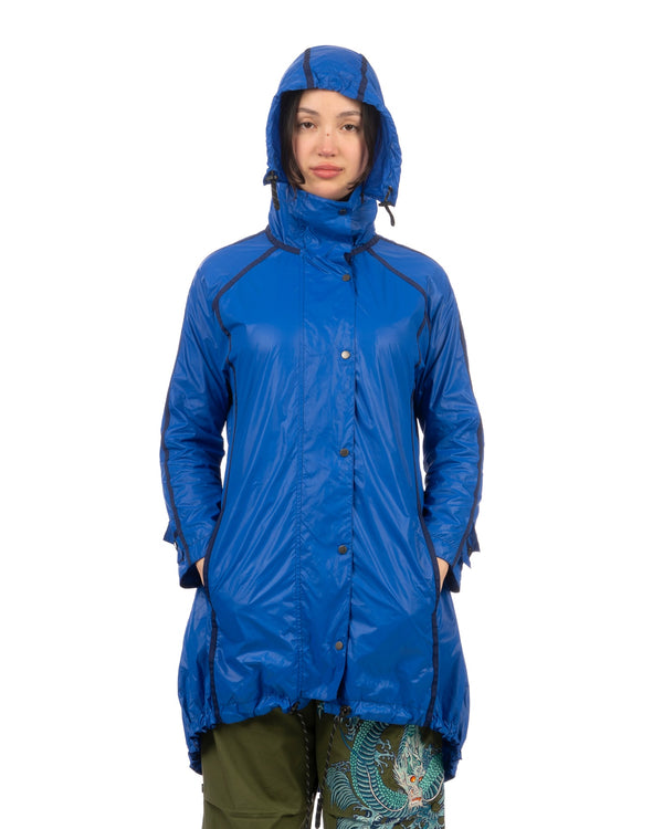 Christopher Raeburn | W Dipped Hem Anorak Blue - Concrete