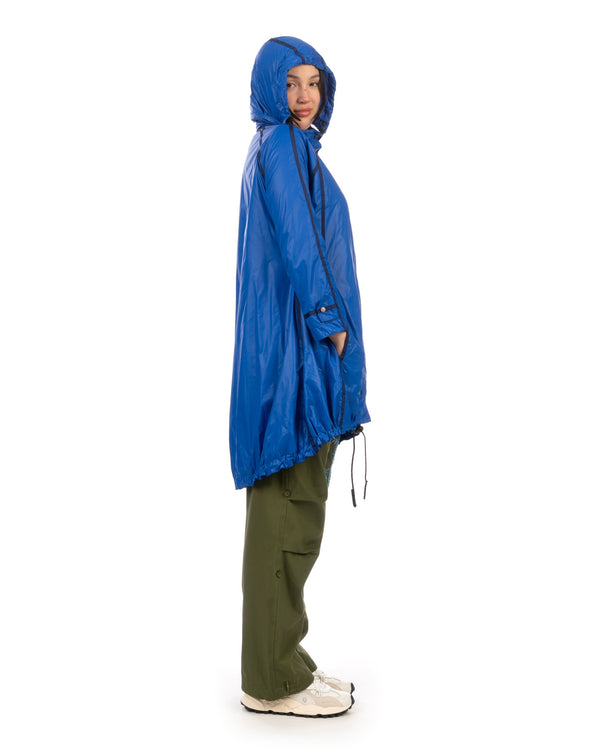 Christopher Raeburn | W Dipped Hem Anorak Blue - Concrete