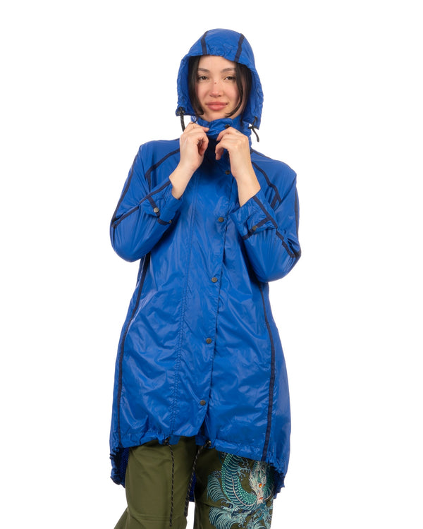 Christopher Raeburn | W Dipped Hem Anorak Blue - Concrete