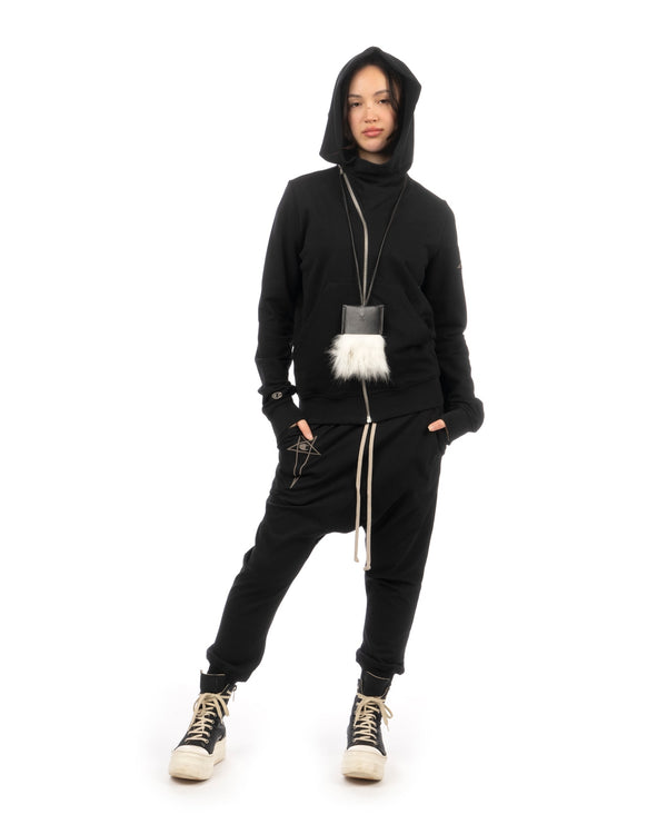 Rick Owens | x Champion Mountain Hoodie Black - Concrete