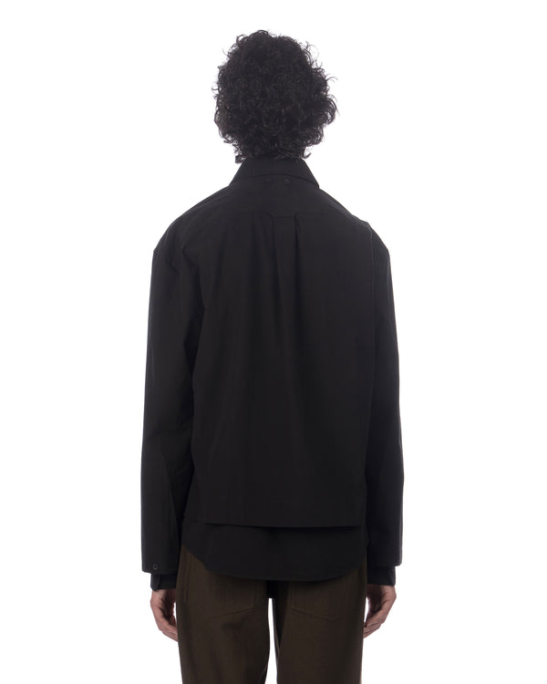 Craig Green | Layered Cotton Shirt Black - Concrete