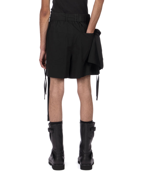 Craig Green | Layered Cotton Short Black - Concrete