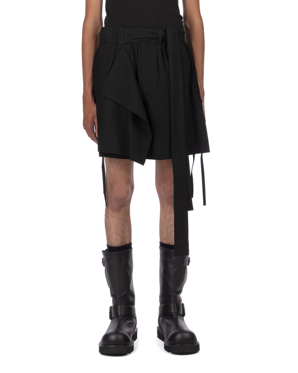 Craig Green | Layered Cotton Short Black - Concrete