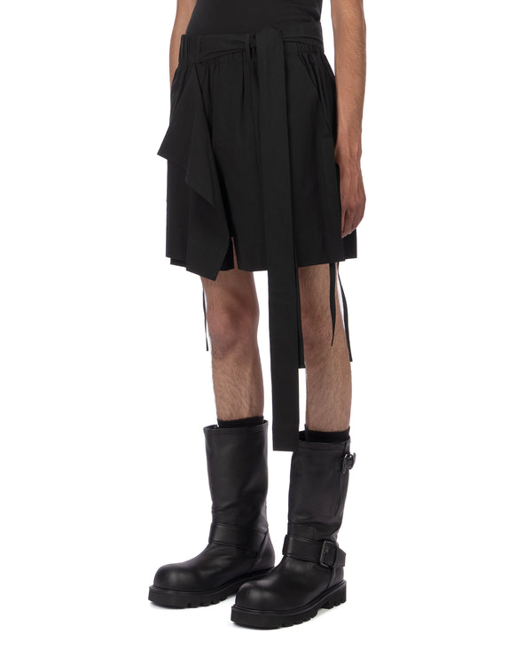 Craig Green | Layered Cotton Short Black - Concrete