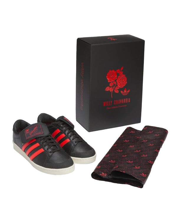 adidas | x Willy Chavarria Jabbar Low Black / Red - Concrete