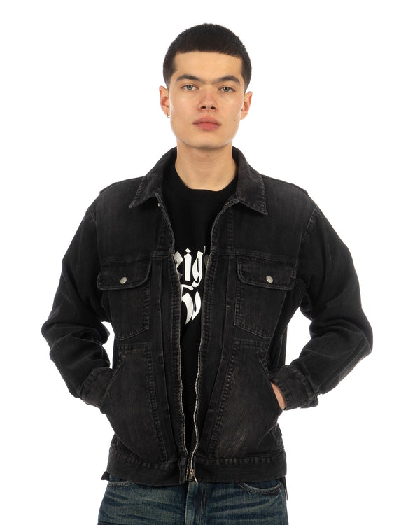 NEIGHBORHOOD | Washed Corduroy Jacket Black - Concrete