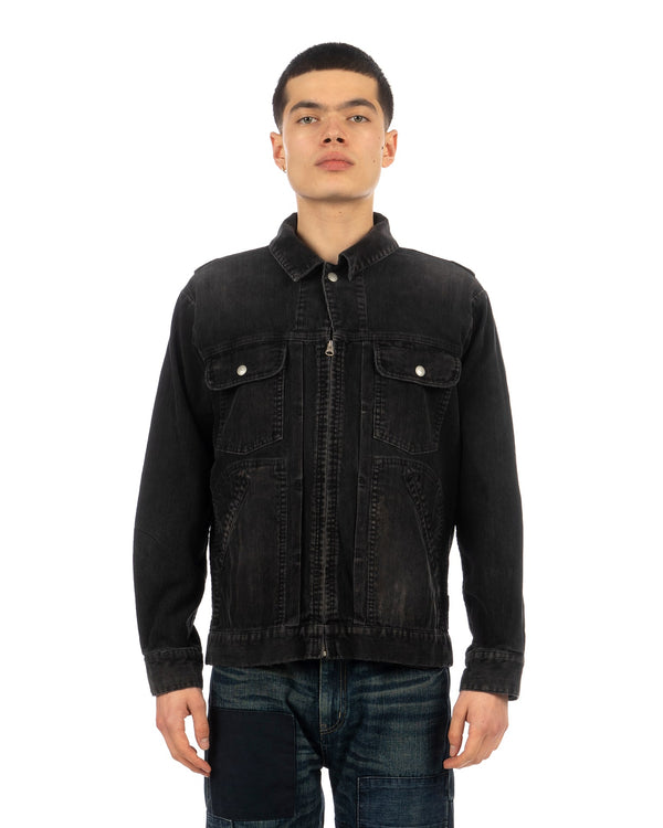 NEIGHBORHOOD | Washed Corduroy Jacket Black - Concrete