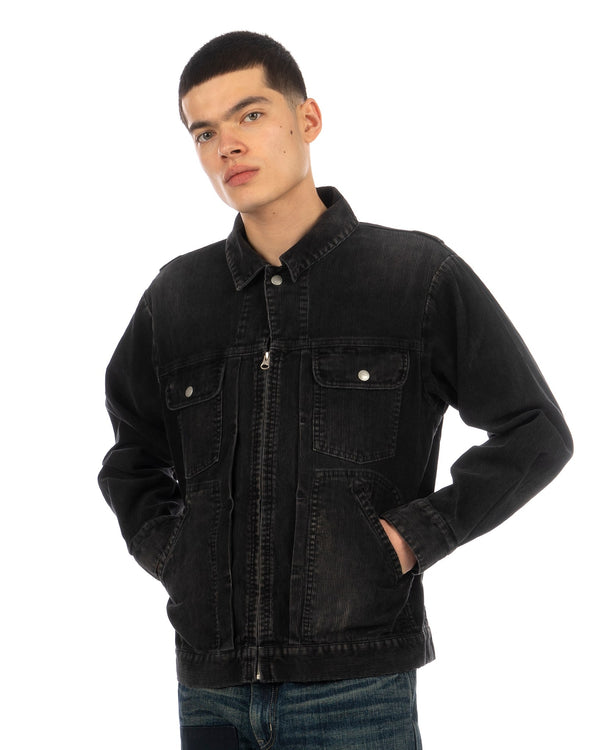 NEIGHBORHOOD | Washed Corduroy Jacket Black - Concrete