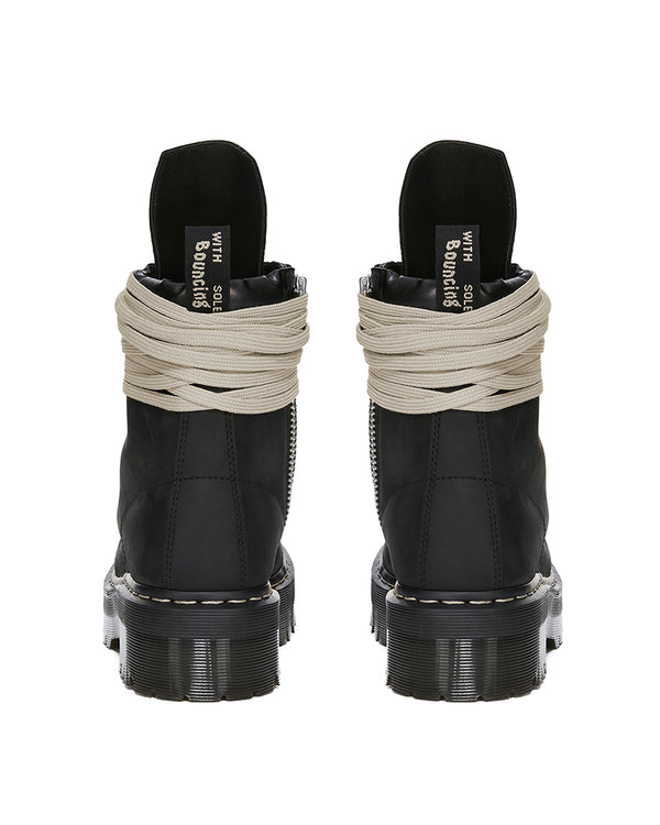 Rick Owens | x Dr. Martens Quad Sole Steel Toe Boot Black - Concrete