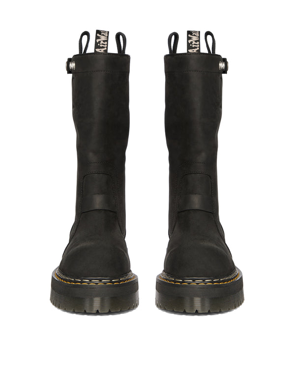 Rick Owens | x Dr. Martens Quad Sole Pull On Boot Black - Concrete