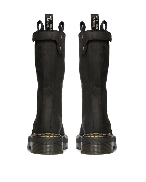 Rick Owens | x Dr. Martens Quad Sole Pull On Boot Black - Concrete