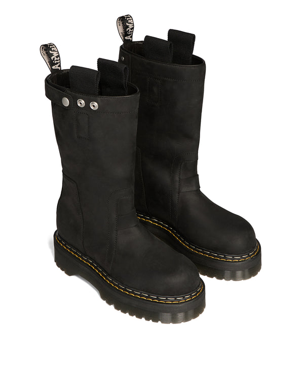 Rick Owens | x Dr. Martens Quad Sole Pull On Boot Black - Concrete