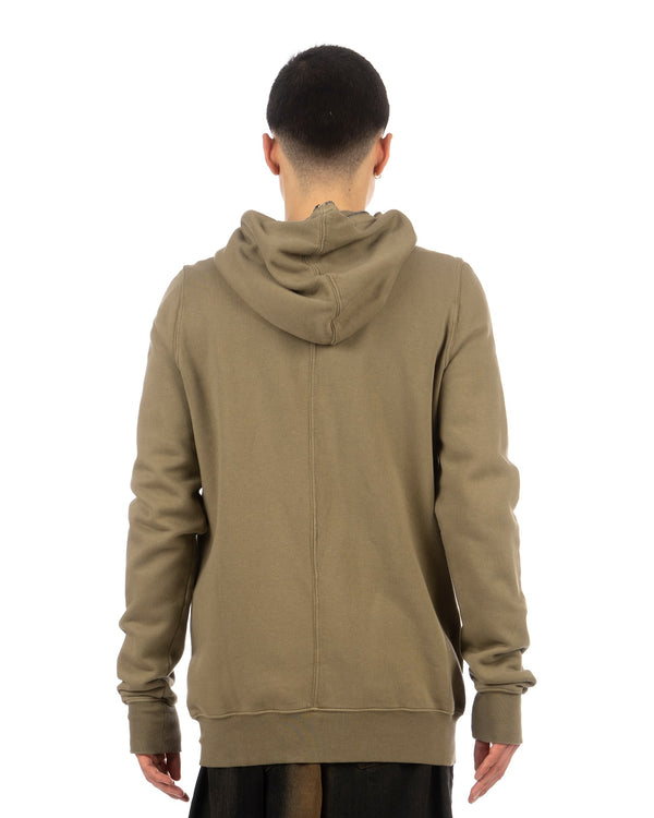 DRKSHDW by Rick Owens | Gimp Zipped Hoodie Pale Green - Concrete