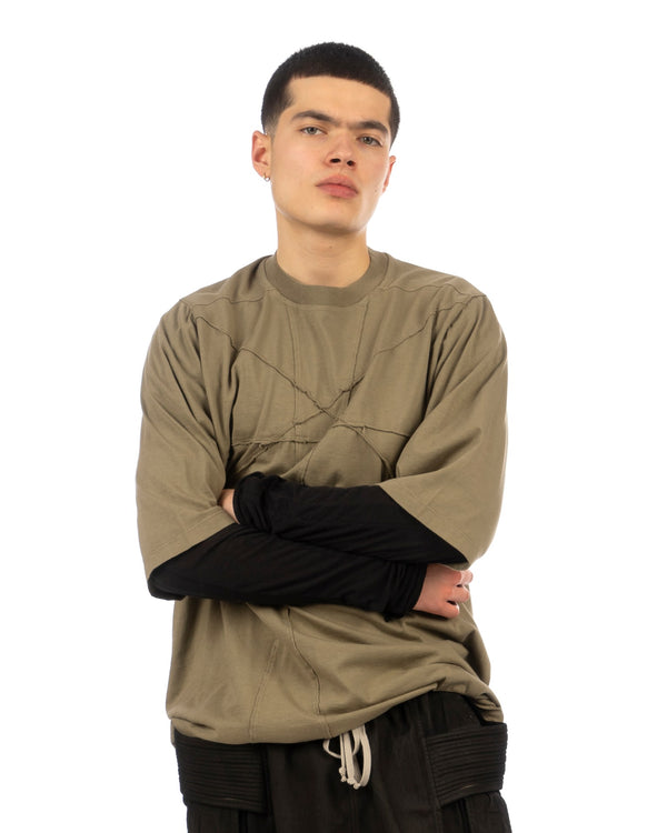 DRKSHDW by Rick Owens | Jumbo T Pale Green - Concrete