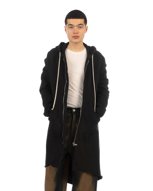 DRKSHDW by Rick Owens | Hoodie Fishtail Parka Black - Concrete