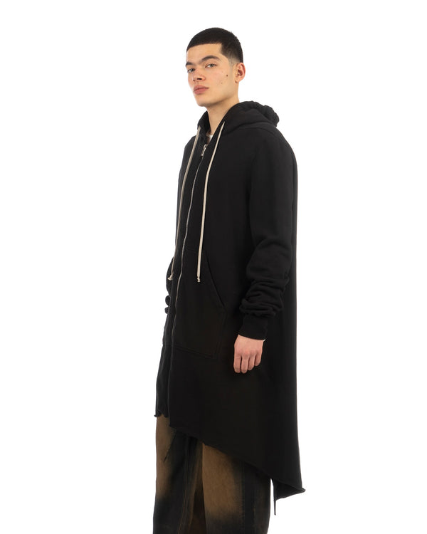 DRKSHDW by Rick Owens | Hoodie Fishtail Parka Black - Concrete