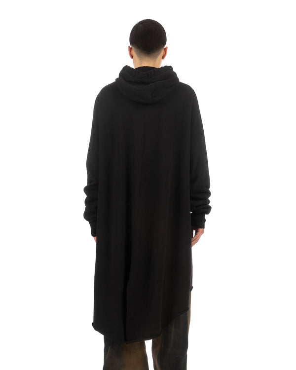 DRKSHDW by Rick Owens | Hoodie Fishtail Parka Black - Concrete