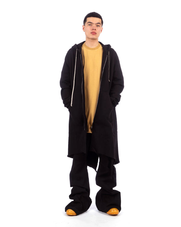 DRKSHDW by Rick Owens | Hoodie Fishtail Parka Black - Concrete