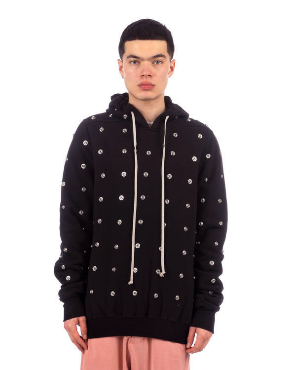 DRKSHDW by Rick Owens | Granbury Hoodie Black - Concrete