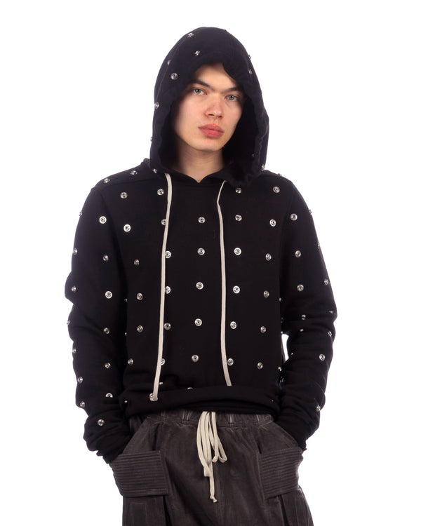 DRKSHDW by Rick Owens | Granbury Hoodie Black - Concrete