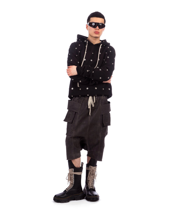 DRKSHDW by Rick Owens | Granbury Hoodie Black - Concrete