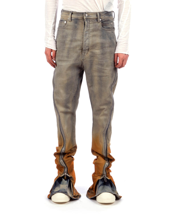 DRKSHDW by Rick Owens | Bolan Banana Denim Sky - Concrete