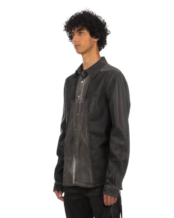 DRKSHDW by Rick Owens | Splintered Shirt Stone - Concrete