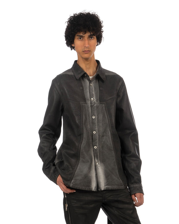 DRKSHDW by Rick Owens | Splintered Shirt Stone - Concrete