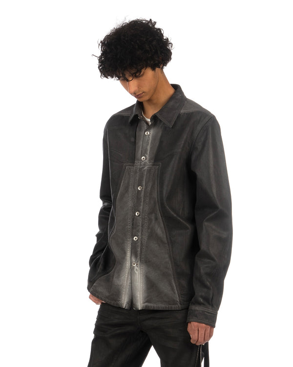 DRKSHDW by Rick Owens | Splintered Shirt Stone - Concrete