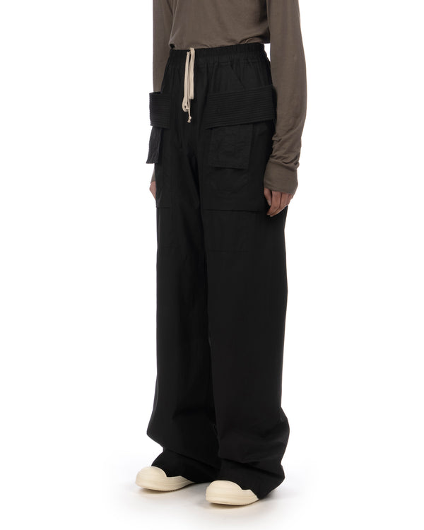 DRKSHDW by Rick Owens | Creatch Wide Pants Black - Concrete