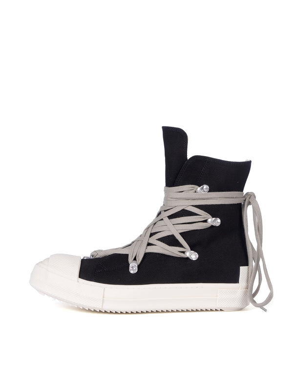 DRKSHDW by Rick Owens | Denim Sneaks Megalace Black Milk Milk - Concrete