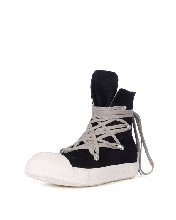 DRKSHDW by Rick Owens | Denim Sneaks Megalace Black Milk Milk - Concrete