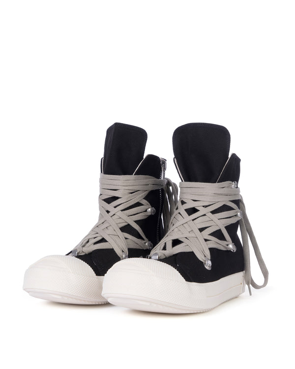 DRKSHDW by Rick Owens | Denim Sneaks Megalace Black Milk Milk - Concrete
