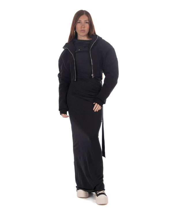 DRKSHDW by Rick Owens | Collage Zipped Hoodie Black - Concrete