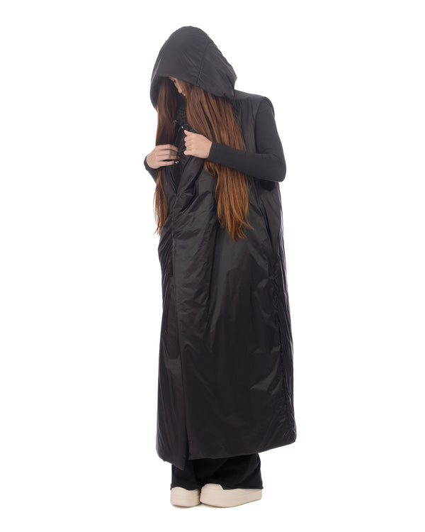 DRKSHDW by Rick Owens | U Hooded Sleeveless Liner Black - Concrete