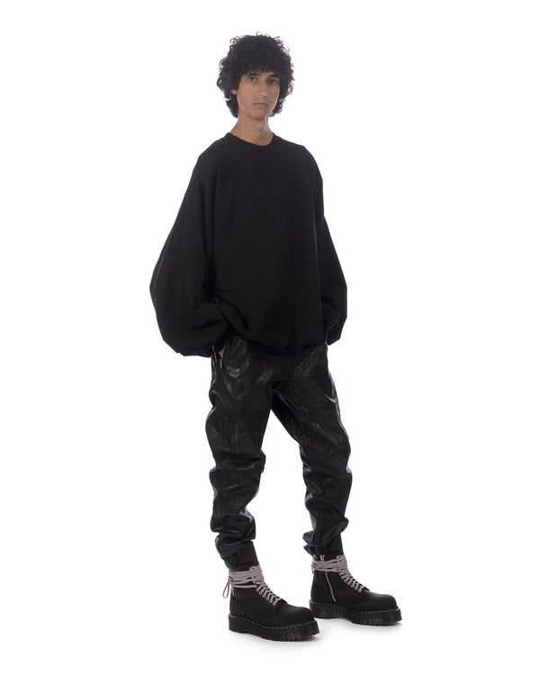DRKSHDW by Rick Owens | Hun Oversized Crewneck Sweatshirt Black