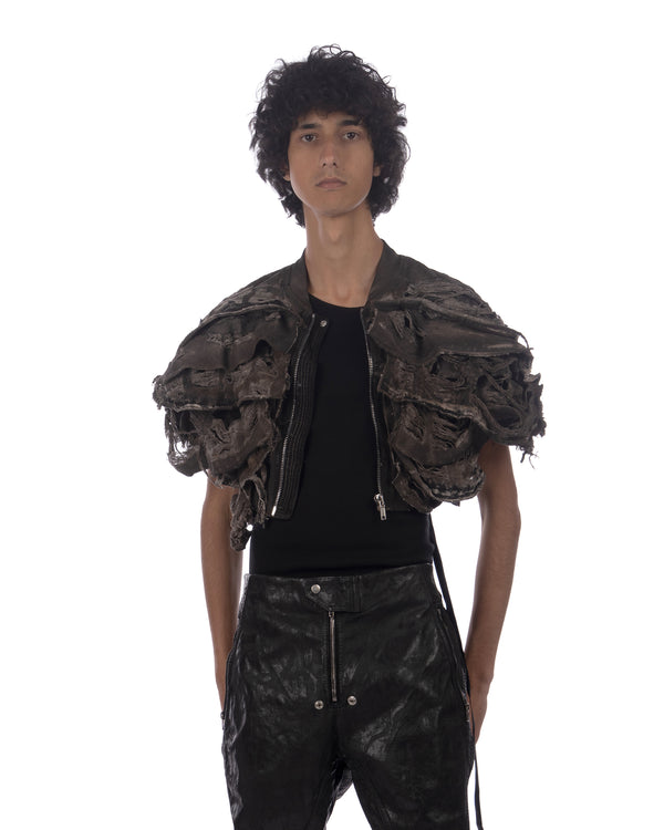 DRKSHDW by Rick Owens | Tatlin Sleeveless Denim Bomber Dust