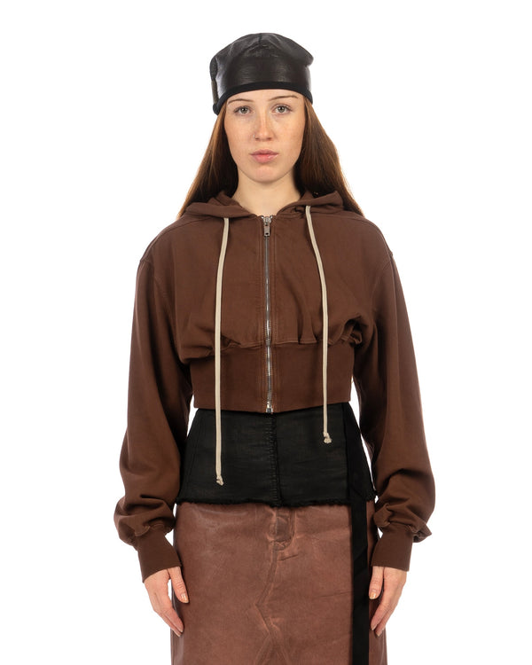 DRKSHDW by Rick Owens | Tatlin Zipped Hoodie Terra - Concrete