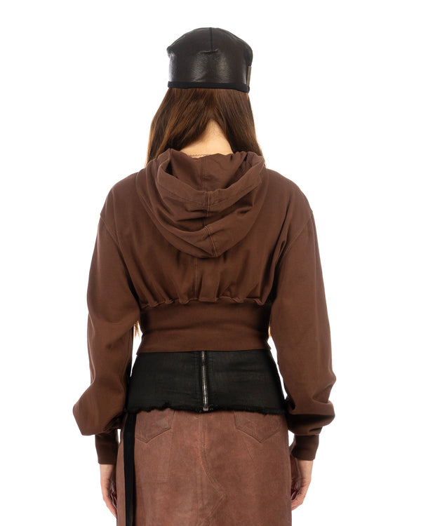 DRKSHDW by Rick Owens | Tatlin Zipped Hoodie Terra - Concrete