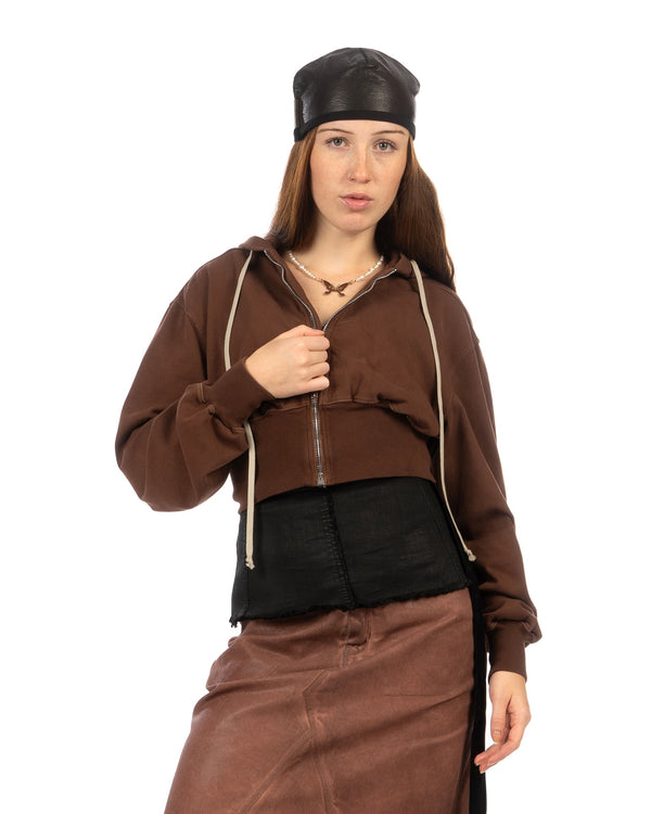 DRKSHDW by Rick Owens | Tatlin Zipped Hoodie Terra - Concrete