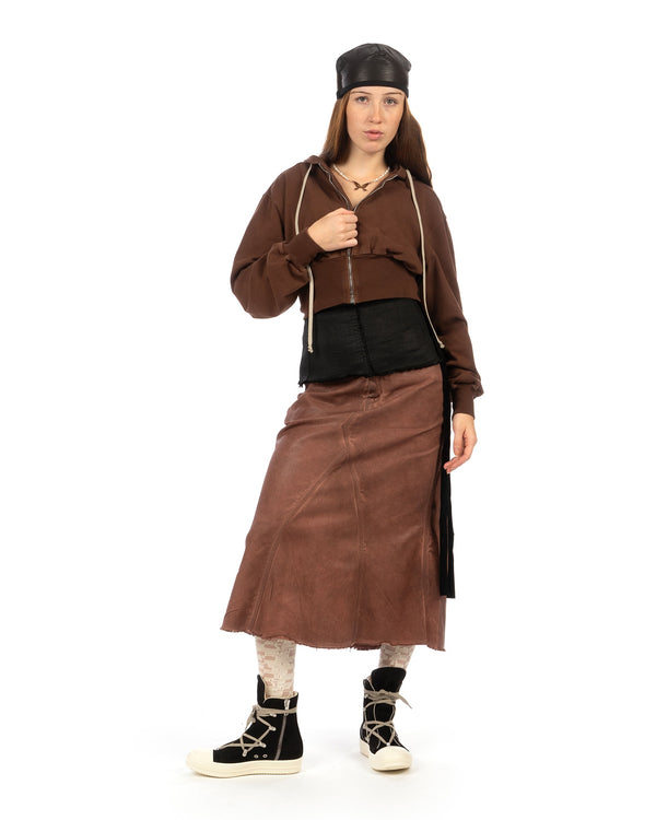 DRKSHDW by Rick Owens | Tatlin Zipped Hoodie Terra - Concrete