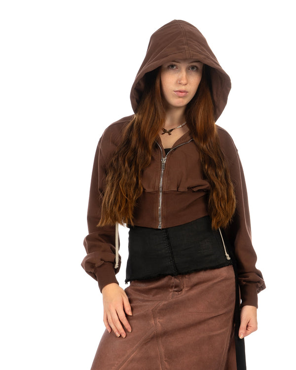 DRKSHDW by Rick Owens | Tatlin Zipped Hoodie Terra - Concrete
