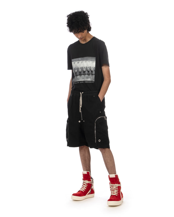 DRKSHDW by Rick Owens | Level Knit T-Shirt Black - Concrete