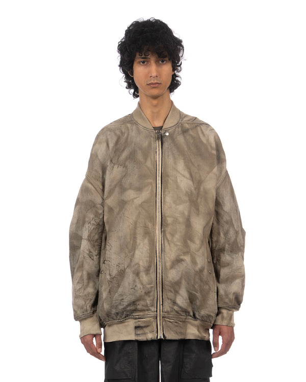 DRKSHDW by Rick Owens | Jumbo Flight Denim Bomber Dust - Concrete