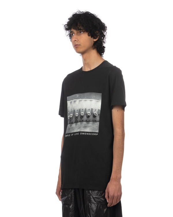 DRKSHDW by Rick Owens | Level Knit T-Shirt Black - Concrete