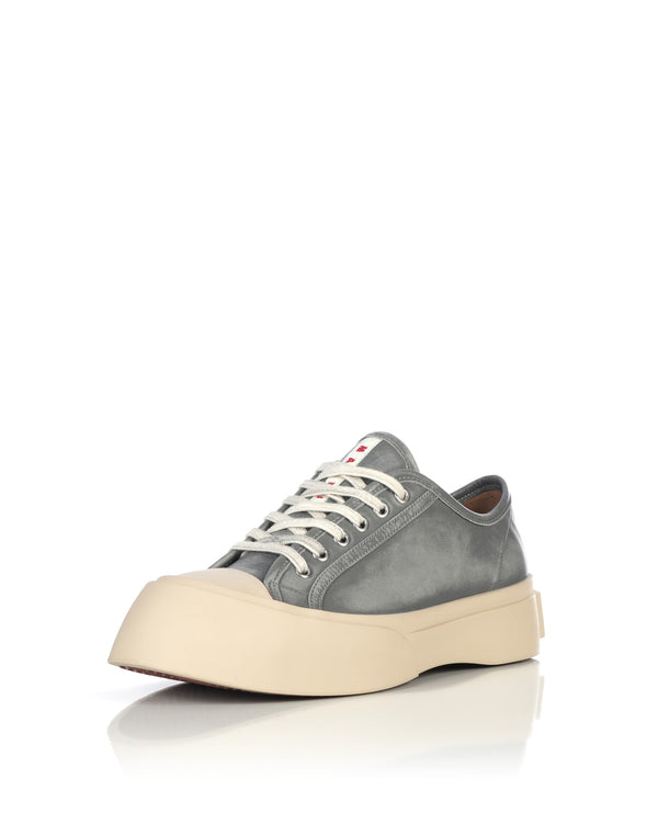 Marni | Pablo Lace-Up Antique Silver - Concrete
