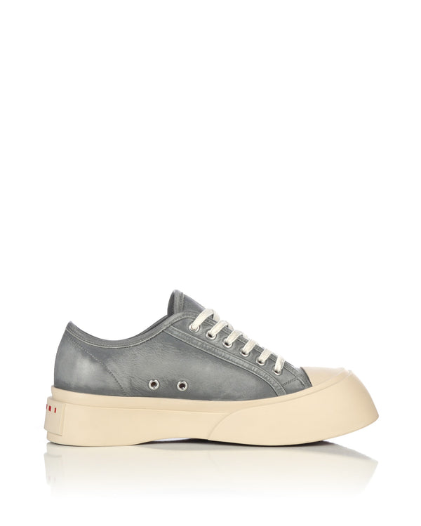 Marni | Pablo Lace-Up Antique Silver - Concrete