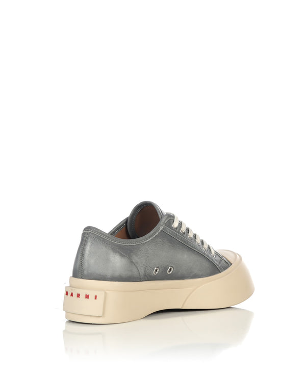 Marni | Pablo Lace-Up Antique Silver - Concrete